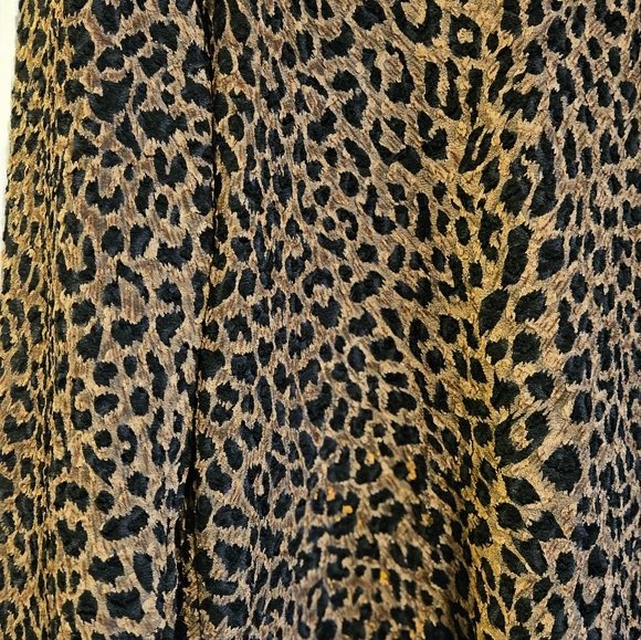 Vintage Artex collection leopard print turtle neck long sleeve shirt size Medium - Picture 8 of 11